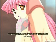 Nervous Pink Little Hentai Teen Craves A Huge Cock